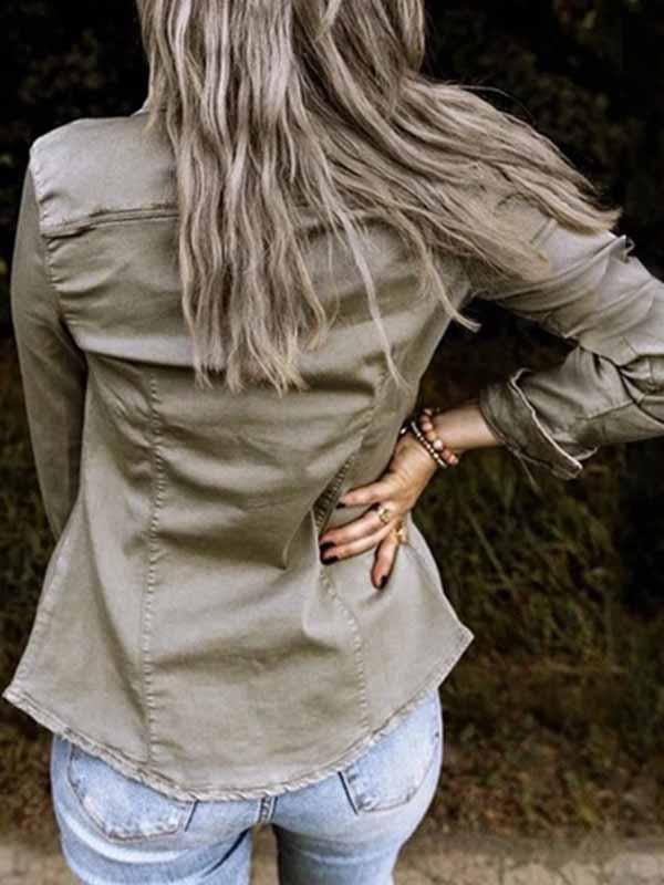 Trendy Denim Tops